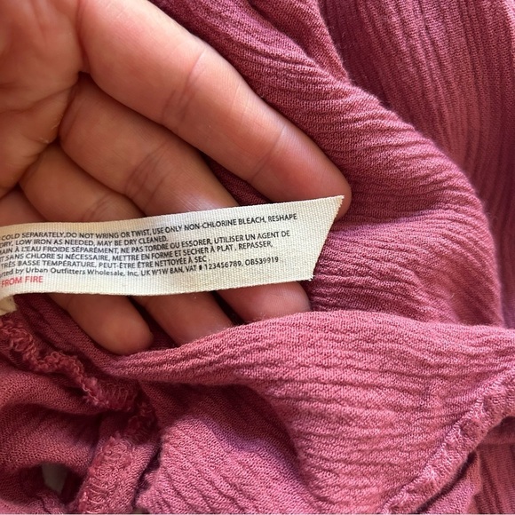 Free People Coconuts All Day Maxi Boho RARE Cutout Dress Dusty Pink Medium - Picture 8 of 10